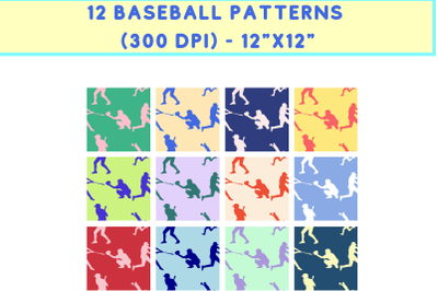 12 Baseball Patterns