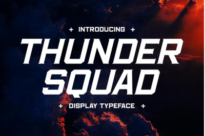 THUNDER SQUAD Typeface