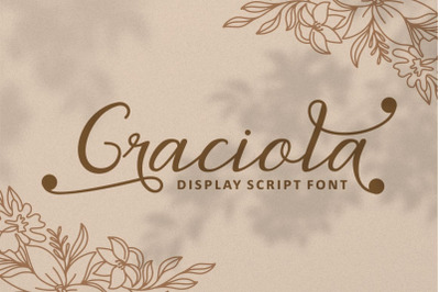 Graciola - Display Script Font