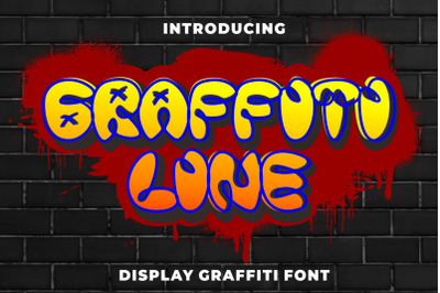 Graffiti Line - Display Graffiti Font