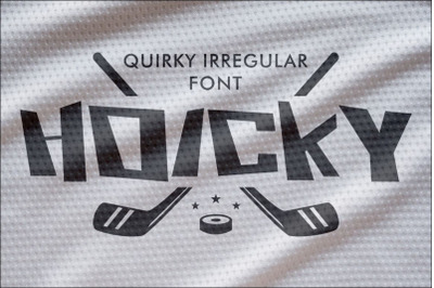 Hoicky - Quirky Irregular Font