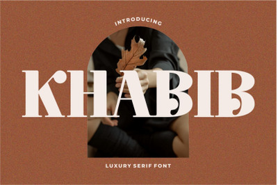 Khabib - Serif Display Font