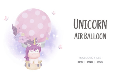 Unicorn Fly With Air Balloon-01
