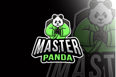 Master Panda Esport Logo Template