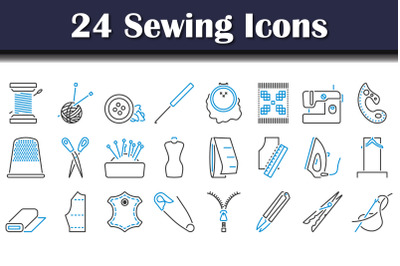 Sewing Icon Set