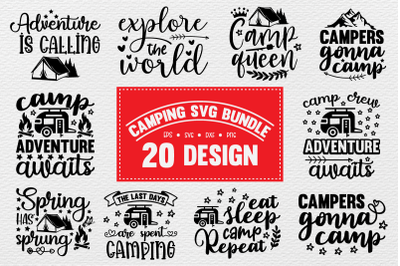 Camping Svg Bundle