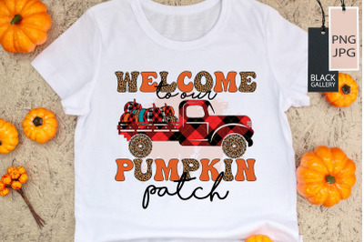 Welcome to Our Pumpkin Patch PNG, JPG