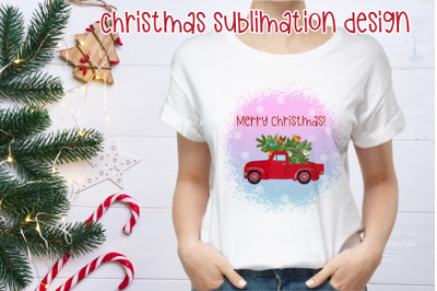 Christmas sublimation design | Christmas tree PNG