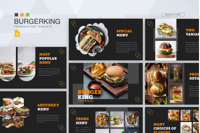Burgerking - Google Slides Template