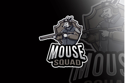 Mouse Squad Esport Logo Template