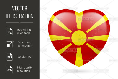 Heart icon of Macedonia