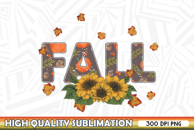 Fall Subflower Autumn Vibes Sublimation