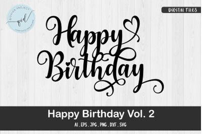 Happy Birthday Vol.2, decoration design