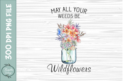 Wildflowers Plant Lover Gardening PNG