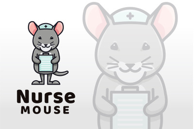 Nurse Mouse Logo Template