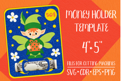 Forest Elf Birthday Card | Money Holder Template