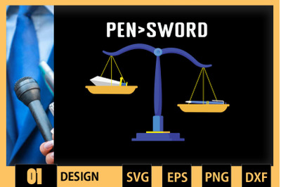 Pen Is Mightier Than Sword