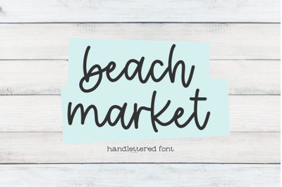 Beach Market Script