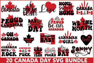 Canada Day SVG Bundle