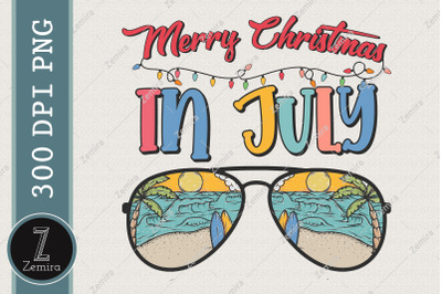 Merry Christmas In July Sublimation