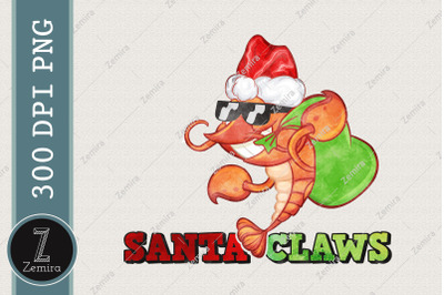 Santa Claws Beach Christmas In July PNG