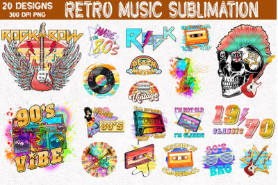 RetroMusic Bundle-20 Designs-220625