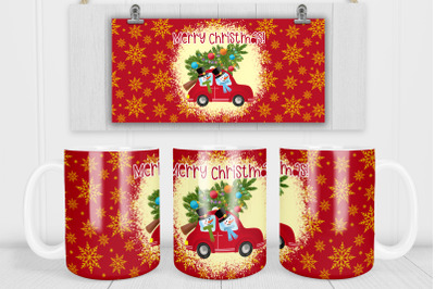 Christmas mug sublimation | Merry Christmas mug design