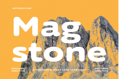 Magstone Sans Round Display Font