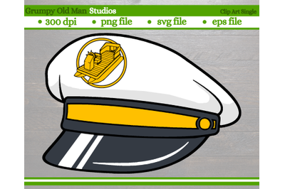 captain hat with pontoon badge | pontoon boat | lake  boat