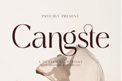 Cangste Typeface