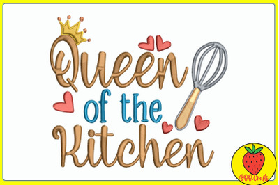 Queen Of The Kitchen Embroidery