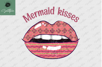 Mermaid Kisses Sexy Lips Kissing Design