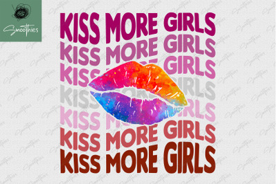 Kiss More Girl LGBT Feminist Kissing Day