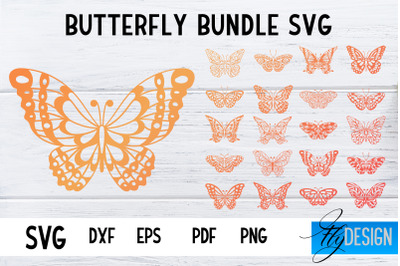 Butterfly SVG Design Bundle | Paper Cut SVG Design