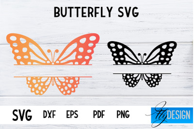 Butterfly Monogram SVG Design | Paper Cut SVG Design