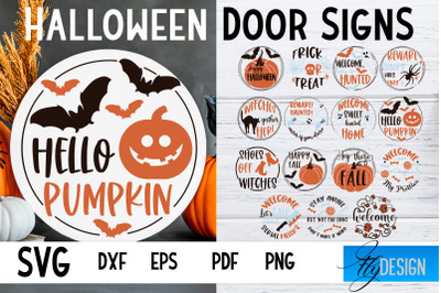 Halloween Quotes SVG Design Bundle | Halloween Circle SVG