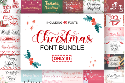 Christmas Font Bundle