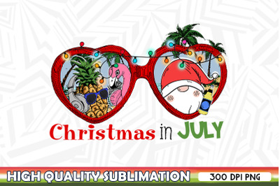 Christmas in July Santa Sunglasses