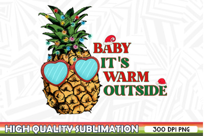 Pineapple Christmas in July PNG