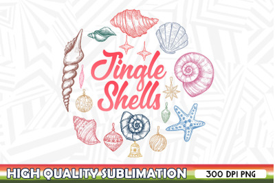 Christmas in July Jingle Shells PNG