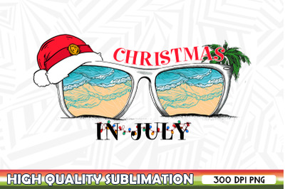 Santa Hat Sunglasses Christmas in July