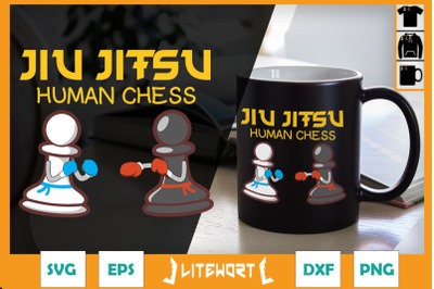 Jiu Jitsu Human Chess