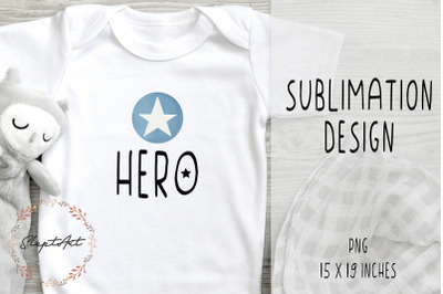 Superhero star sublimation design PNG, Boom PNG, Hero PNG