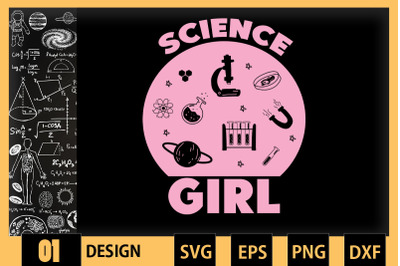 Science Girl Chemist Biology Scientist