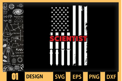 Scientist USA Flag