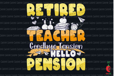 Retired Teacher Goodbye Tension