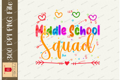 Middle School Squad Teacher Student PNG