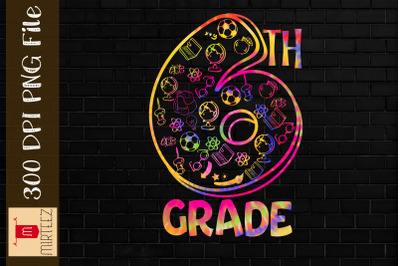 6th Grade Hello Sixth Back To School PNG