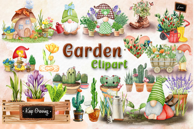 Garden Clipart Bundle