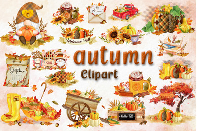 Autumn Clipart Bundle